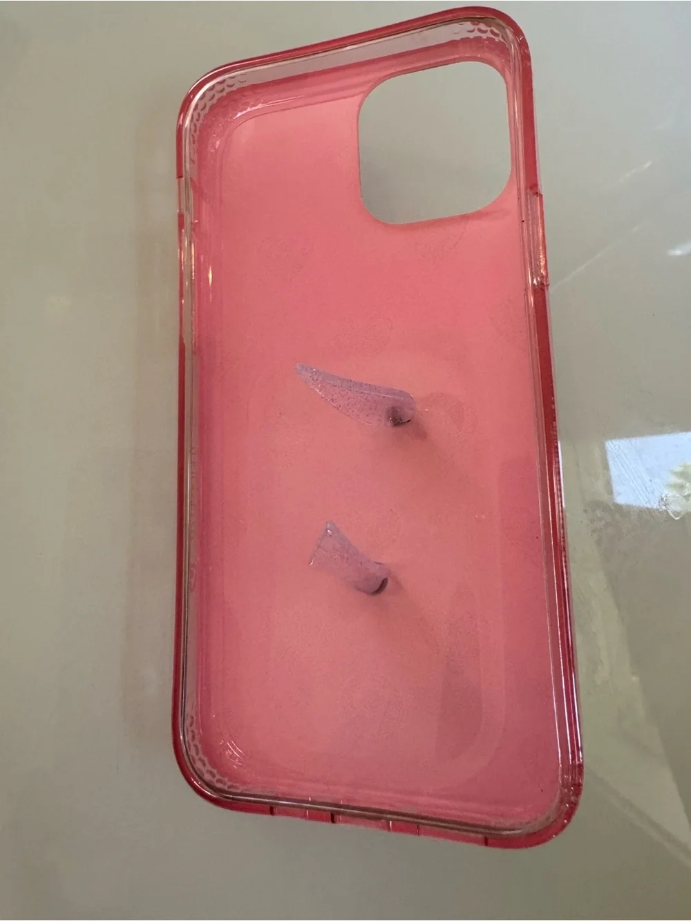 iPhone 12 loopy case Pink Heart Pattern Phone Case with Pop Grip